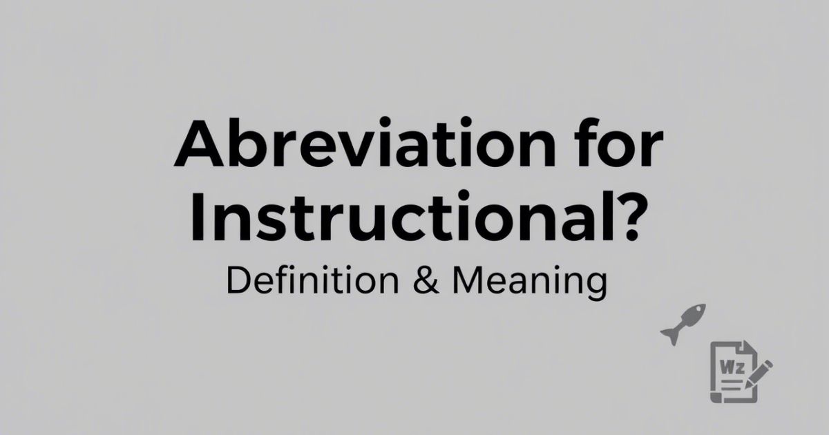 Abbreviation