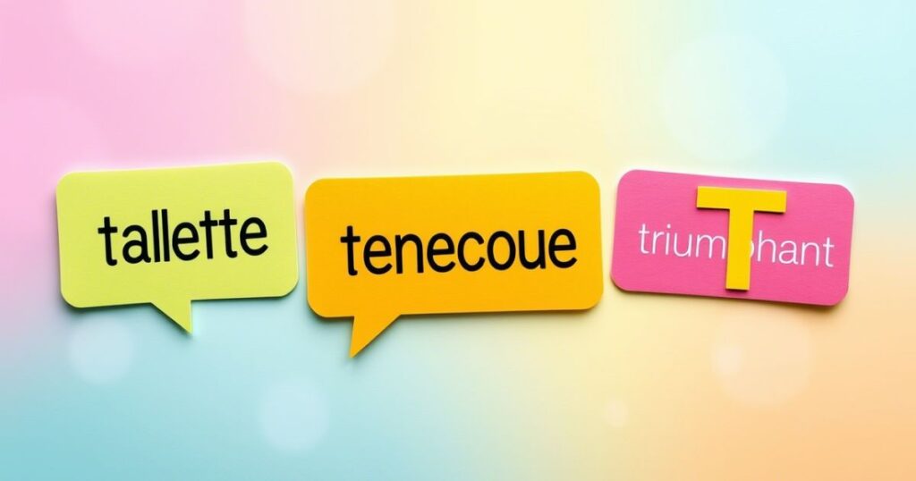 Adjectives Starting with T