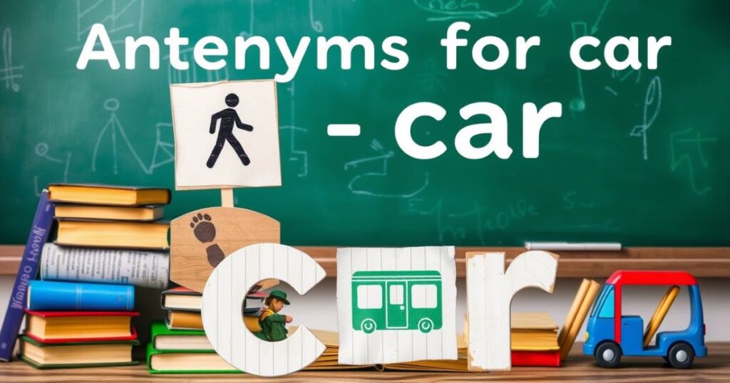 Antonyms for Car: A Linguistic Exploration