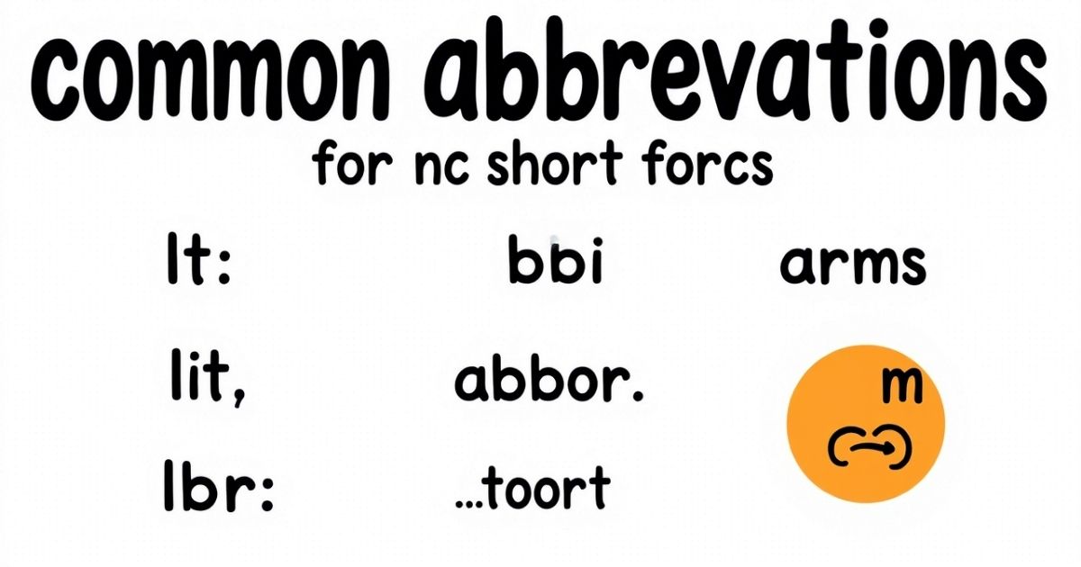Abbreviation