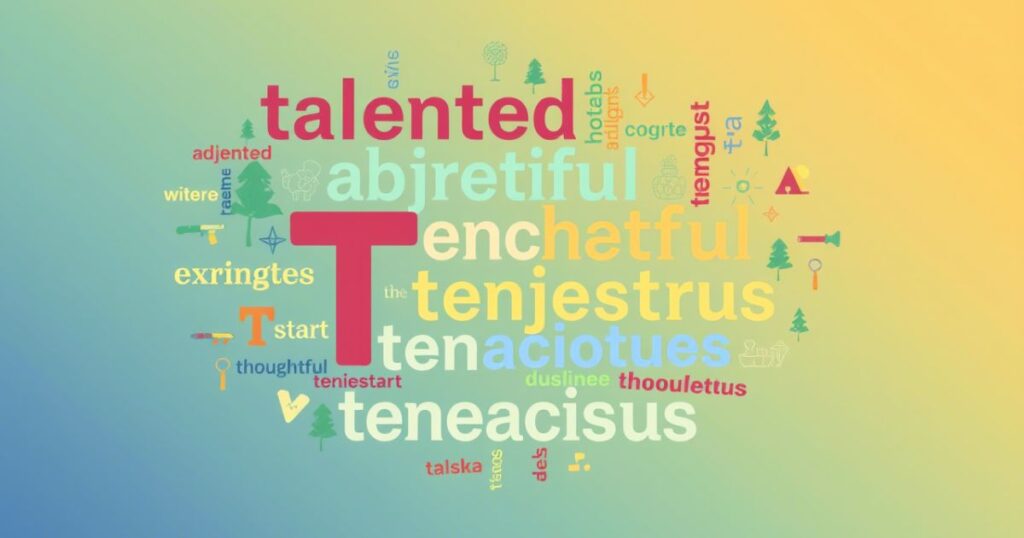 Descriptive Words Starting With T