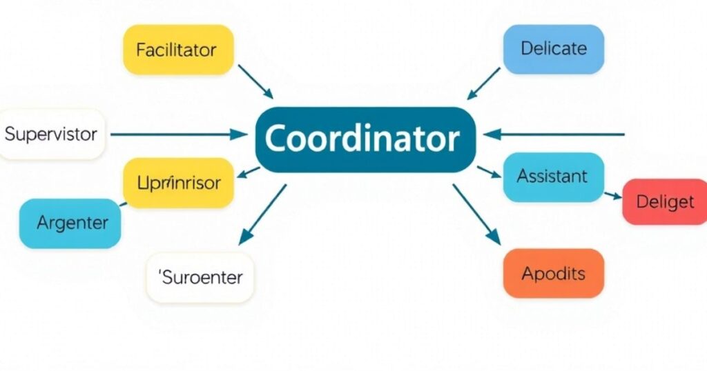 Synonyms and Antonyms of Coordinator