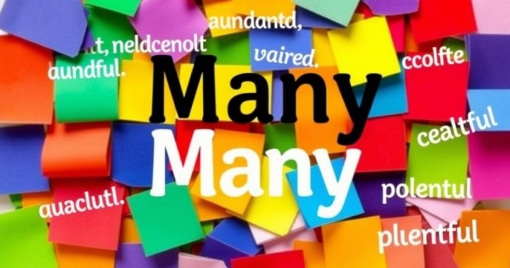 Synonyms for Many: Add Some Color to Your Words!
