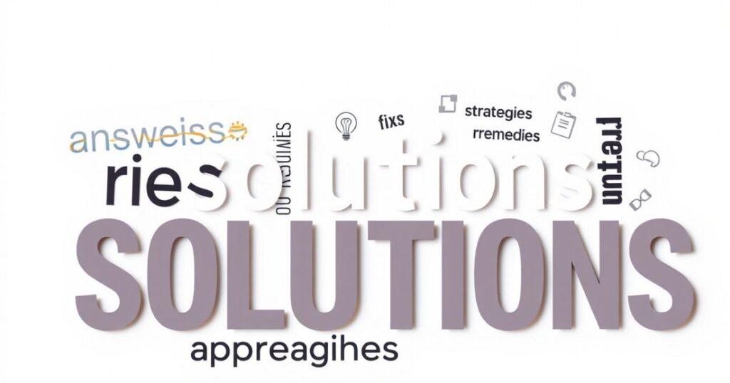 Synonyms for Solutions
