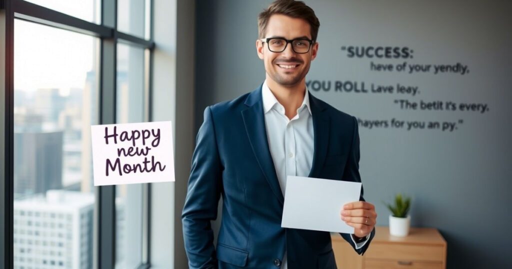 Professional Happy New Month Message