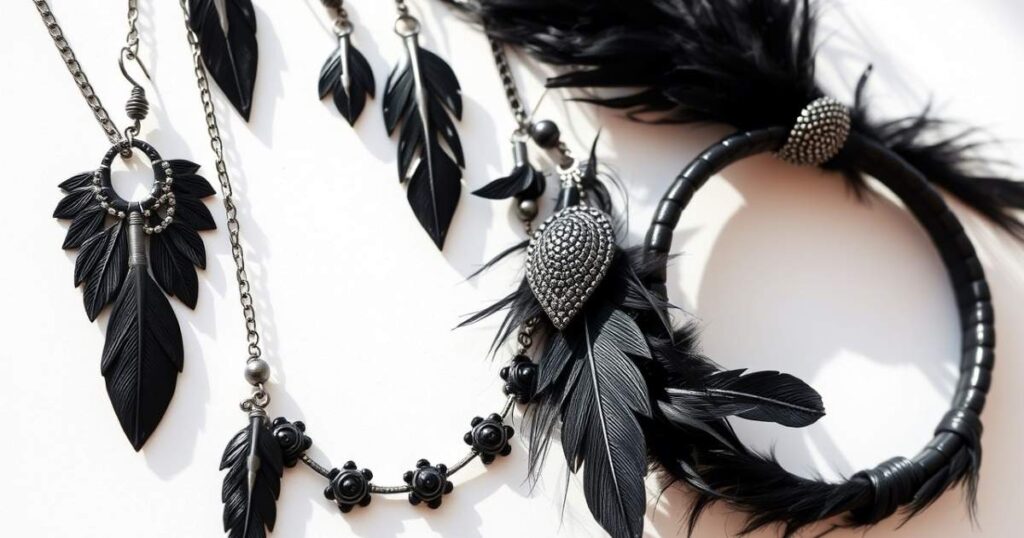 The Role of Black Feathers in Jewelry and Design