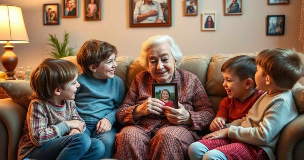 Tribute To Grandmother From Grandchildren