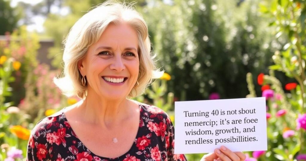 What Is a Good Quote for Turning 40?