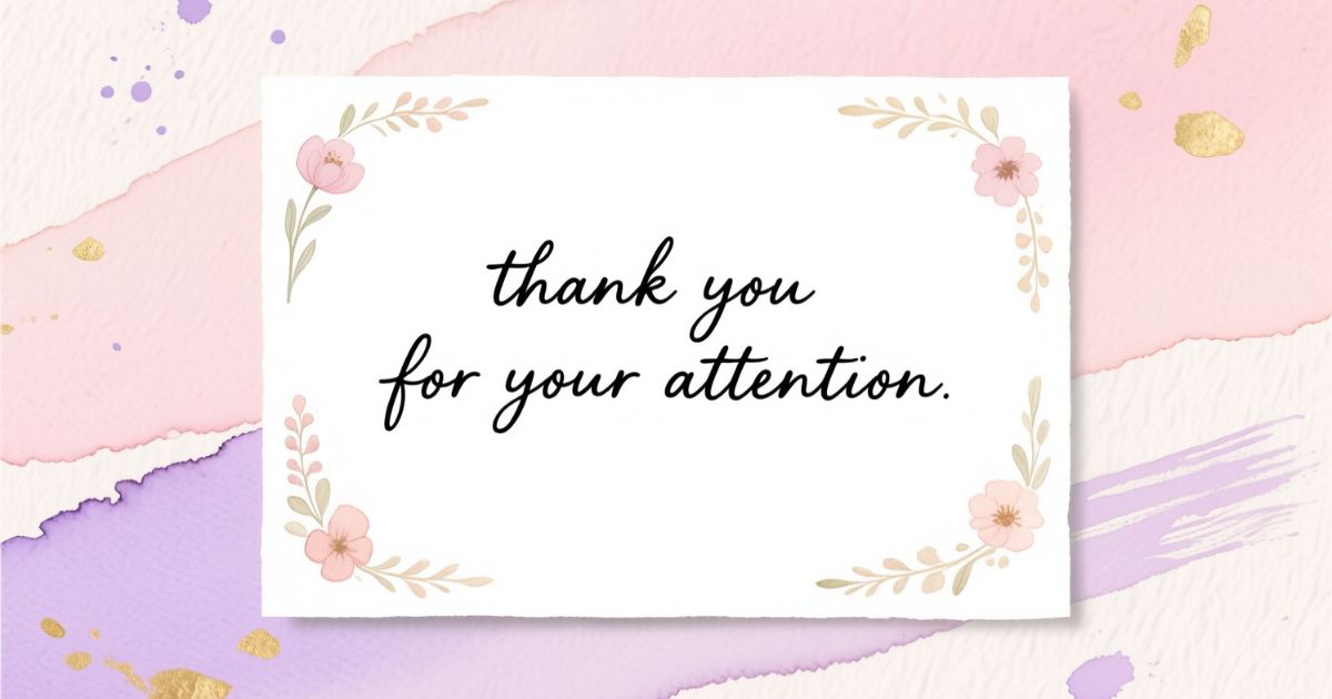 Thank You